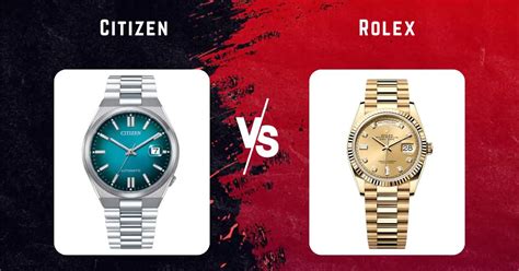 citizen vs rolex watch